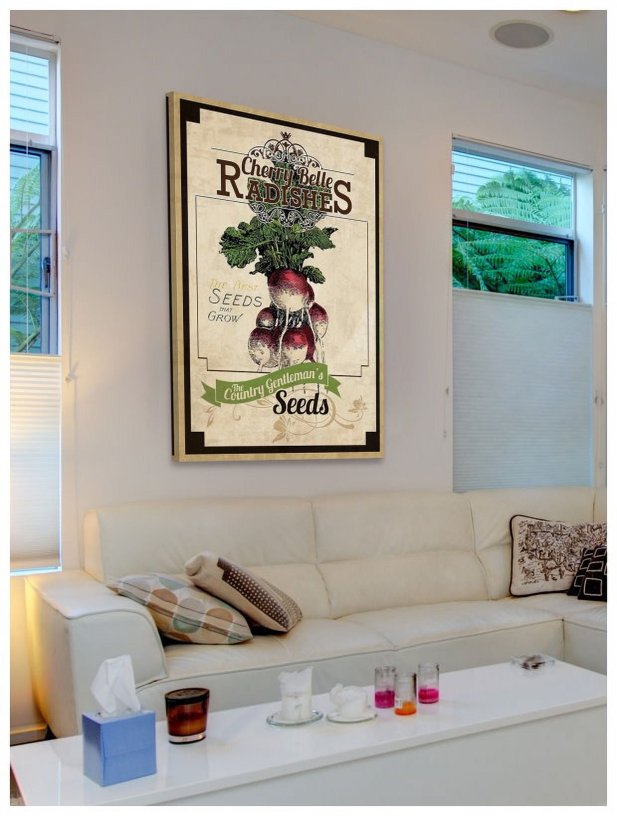 Marmont Hill "Seed Packet Radishes" Painting Print on Canvas