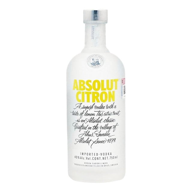 Paquete de 3 Vodka Absolut Citron 750 ml Absolut Paquete de 3