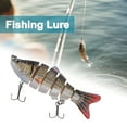 thumbnail image 3 of 10cm 17g Fishing Lure 6 Segment Attractive Plastic Simulation Multi Jointed Hard Bait for Fishing Lover, 3 of 7