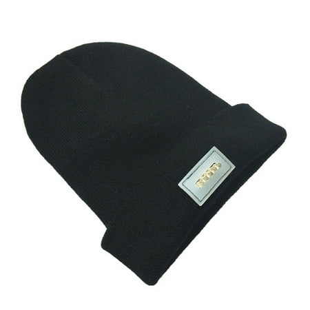 LED Light Cap Knit Hat with Batteries Outdoor Camping Fishing Winter Camping Gear Men Vintage Desert Water Bag Battery Light Bulbs Tough Light Vintage Camp Gear Top Gadgets for Men Perimeter Outdoor