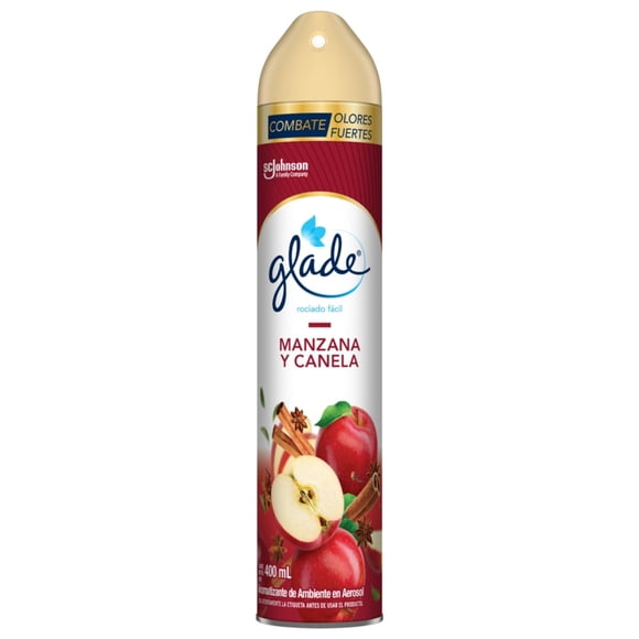 Aromatizante en aerosol Glade Manzana y Canela 400 ml