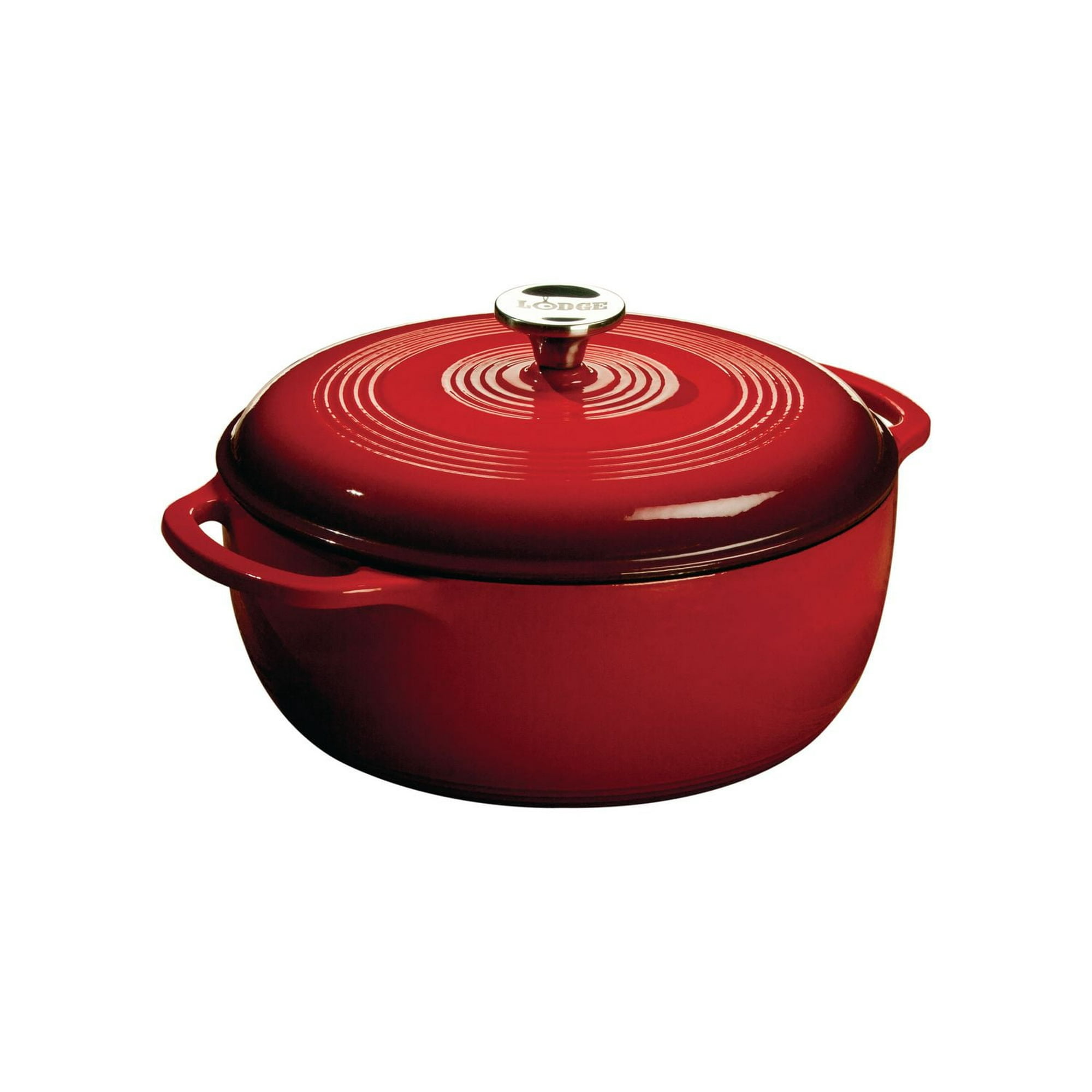 Lodge Enamel Dutch Oven, Red