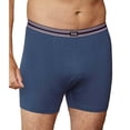 thumbnail image 3 of Atlas For Men - Pantalones Cortos Cuadrados de Elástico para Hombre - Pack de 2 (Azul, Azul Marino), 3 of 4