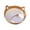 Brown, variant on Stylish Handwoven Cat Basket Bed with Cat Ear Handles Cotton Rope Cat Den for Indoor Living Room Bedroom (Brown,5.12x13.78 inch)