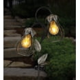 thumbnail image 3 of Regal Art & Gift Edison Solar Flower Stake - Tulip Metal 36" Light Lantern, 3 of 4