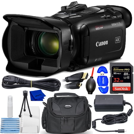 Canon Vixia HF G70 UHD 4K Camcorder International Model (Black) 5734C002 - 7PC Accessory Bundle
