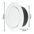 ABS Tuyere Ceiling Air Supply Mountable HOT AIR Vent Grille Cover Easy