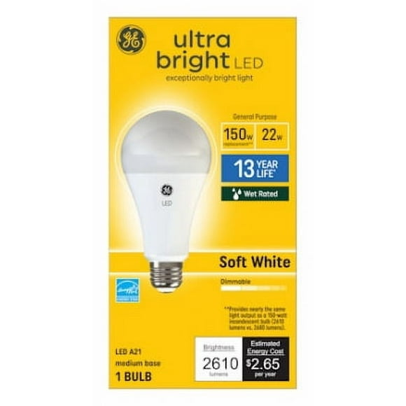 GE LED 22W A21 Bulb 93129366