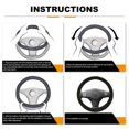 thumbnail image 5 of Auto Heated Steering Wheel Cover 12v 15 In Car Universal Winter Steering Wheel Heating Hand Warmer Wheel Protectivecover, 5 of 5