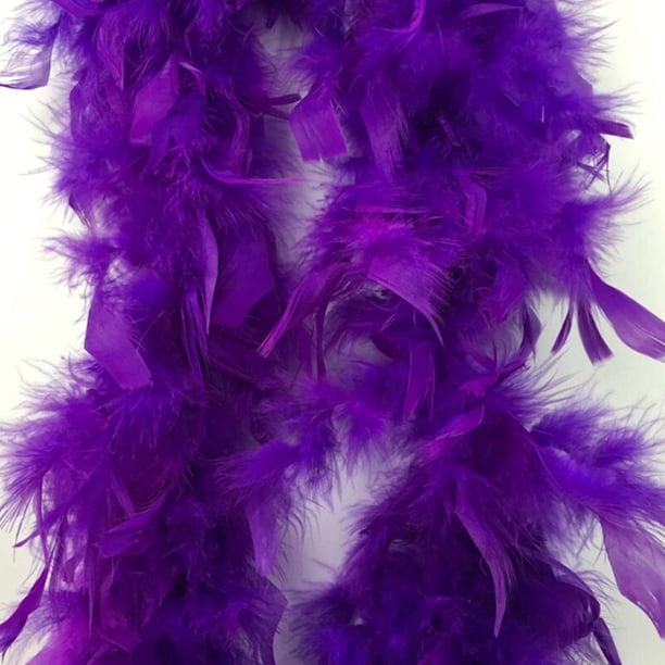 Boa de plumas de pavo Fulffy para manualidades, plumas de pollo, disfraz de Boa, Shaw, decoración de Plume de fiesta, 60 gramos de espesor
