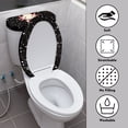 thumbnail image 3 of HELLHERO Cute Christmas Salamander Theme Bathroom Toilet Cover Set Easy to Install for Modern Bathrooms Washable and Reusable Toilet Lid Covers Set, 3 of 8