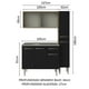 thumbnail image 5 of Mueble de Cocina Compacta Madesa Emilly 137cm Con Tarja, 5 of 12