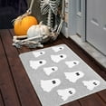 thumbnail image 5 of hengsof Halloween Welcome Door Mat, Ghost Doormat, Spooky Non-Slip Absorbent Door Rugs with Rubber for Halloween Holiday Indoor Outdoor Home Floor Carpet Decorations, 5 of 6