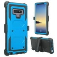 thumbnail image 2 of For Samsung Galaxy Note 9 Case, Shock Proof Holster with Phone Case Swivel Belt Clip Combo [Kickstand] - Blue, 2 of 6