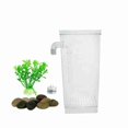 thumbnail image 1 of Kids Mini Transparent Fish Tank Self Cleaning Small Aquarium Desktop, 1 of 5