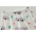 thumbnail image 6 of POPTEM Toddler Girls Pajamas Koala Print Short Sleeve Cotton Sleepwear Sets 2-Pieces White 2T, 6 of 7