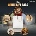 thumbnail image 6 of White Paper Gift Bags, 20Pcs Medium Size with Handles,  Kraft Paper Shopping Bags for Wedding, Party & More, 6 of 6
