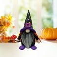thumbnail image 6 of Halloween Goblin Gnome Ornament | Faceless Dwarf Figurine | Unique Gauze-Free Material | Black & Purple | Decorative Prop for Home & Holiday | 10.2"x4.33"x3.54" | 1 Piece, 6 of 6