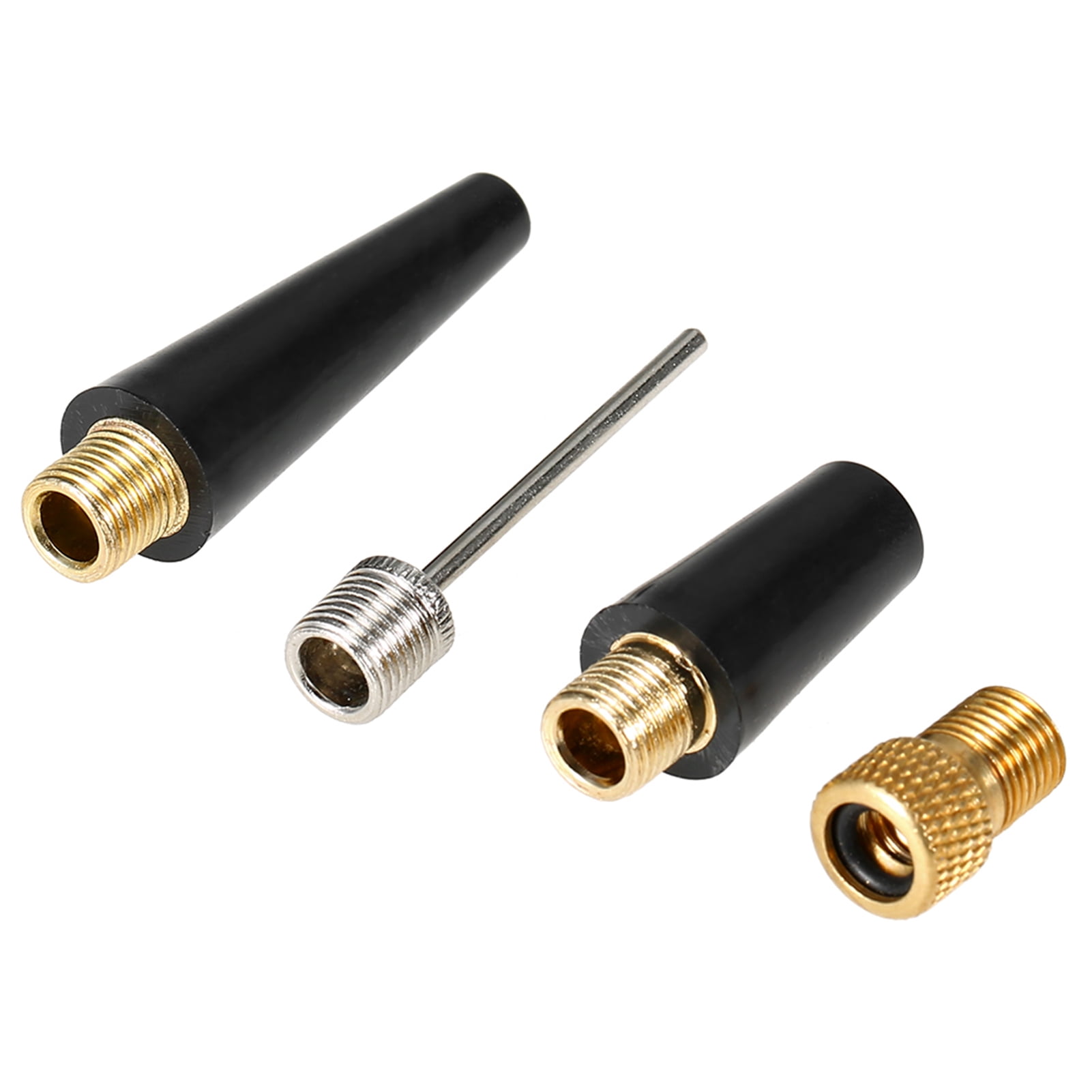 4Pcs Valve Adaptor Pump Ball Inflation Needle Nozzle Adaptor Kits 