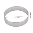 thumbnail image 2 of WIFKLSIIPG Tart Rings 8 inch Round Perforated Cake Ring Heat Nonstick Stainless Steel Baking Rings Heat Ring for Cooking，Culinary Applications，High Performance，Everyday Baking & Cooking, 2 of 2