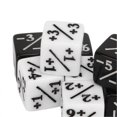 thumbnail image 2 of 20Pcs 16mm Positive and Negative Dice Black White 4 Sided Dice Counter for Math Teaching, 2 of 4