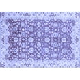 thumbnail image 1 of Ahgly Company Machine Washable Indoor Rectangle Oriental Blue Modern Area Rugs, 5' x 8', 1 of 4