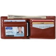 thumbnail image 3 of Alpine Swiss Wallet for Men Nolan Commuter Bifold Dual ID Windows for License Work Badge RFID Protection Divided Bill Section Gift Boxed, 3 of 7