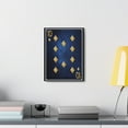 thumbnail image 6 of Ten Of Diamonds Space Background Playing Card Canvas Wall Art for Home Decor Ready-to-Hang, 6 of 18