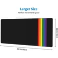thumbnail image 3 of LGBT Gay Pride Rainbow Gaming Mouse Pad Pride Large Mouse Pad (31.5x11.8 Inch) Non-Slip Rubber Base Large Desk Mat Desk Protector for Home Office Gaming Work, 3 of 6