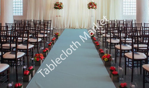 50ft Burlap Aisle Runner 60" Wide 100% Natural Jute Fabric Wedding Made in USA 