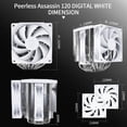 thumbnail image 5 of Enfriador de CPU Thermalright Peerless Assassin 120 Digital Blanco, 5 of 5