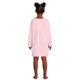 thumbnail image 3 of Wonder Nation Girls Long Sleeve Fleece Sleep Gown, Sizes 4-18 & Plus, 3 of 5