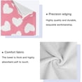 thumbnail image 4 of GZHJMY White Fluffy Heart Towels Set of 3, 1 Bath Towel, 1 Hand Towel, 1 Washcloth, Soft and Highly Absorbent Cotton Towels for Bathroom, Hotel, Kitchen, 4 of 7