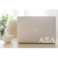 thumbnail image 4 of Pro-Graphx Alpha Xi Delta Greek Sorority Sticker Decal, 2.5 Inches Tall, White, 4 of 7