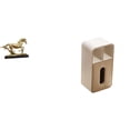 thumbnail image 1 of Escultura Figura Dispensador de Pañuelos Obra de Arte Adorno Coleccionable Estatua de Caballo para Decoración de Escritorio Estantería Muebles de Sala, 1 of 8