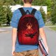 thumbnail image 4 of Easygdp Black Spider Web With Spiders Mochila Ligera de 15 Pulgadas para Estudiantes, Mochila Cómoda para la Escuela y Viajes, Correas Ajustables, 4 of 6