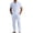 White, variant on LEKWK 2 Piece Set for Men Short Sleeve Button Down Collared Tops and Straight Leg Pants Comfy Solid Summer Fashion Beach Vacation Casual Outfits