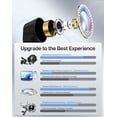 thumbnail image 6 of Neckband Bluetooth Headphones, 1000H Extra Battery Life Magnetic Earbuds Noise Cancelling, 80H Playtime Running Headphones Around Neck with Mic, Wireless HiFi Stereo Earphones, Cool Tech Gifts, 6 of 11
