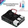 thumbnail image 2 of Yinanstore Fan Fan Heatsink For 3/2 Model B, DIY Enclosure : Metal Case, 4 Pack Thermal Tapes, Mount Screws And Screw Tool, 2 of 8