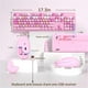 thumbnail image 4 of Teclado y ratón inalámbricos Links9+, tamaño completo, retro, rosa, 4 of 7