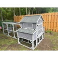 thumbnail image 5 of MEDEHOO Chicken Coop 41ft² Large Outdoor Chicken House with Run Multi-Level Hen House Poultry Cage with Nesting Box,Waterproof Roof, 5 of 15