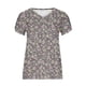 thumbnail image 3 of Camiseta de Manga Corta Suelta con Cuello en V Impresa, Blusa Casual para el Hogar Y el Uso Diario, 3 of 4