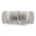 thumbnail image 4 of Edward Mirell Titanium & Sterling Silver .10ctw Dia 10mm Ring, 4 of 8