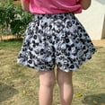 thumbnail image 5 of Lilgiuy Little Girls Summer Booty Shorts Fashion Cute Sweet Flower Print High Waist Loose Shorts for Birthday Party Travel, 5 of 5