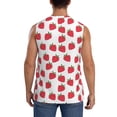 thumbnail image 4 of Salouo Cartoon Strawberry Pattern Men's Sleeveless T Shirts,Men's Regular-Fit Tank Top Sports Shirt for Men Sleeveless Tank Shirt -Small, 4 of 6