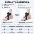 thumbnail image 2 of Adjustable Foot Drop Orthosis Brace with Walking and Ankle Stability for Air Cushion Lightweight Stabilizer Fits Inside Shoes, 2 of 6