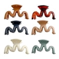 thumbnail image 2 of Here's a refined and appealing product description for your **6pcs Wavy Hair Claw Clips**:\n\n \n\n**6pcs Wavy Hair Claw Clips – Fashionable Colorful Jaw, 2 of 3