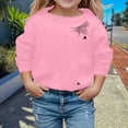 thumbnail image 2 of Gunia Kids Boy Girl Halloween Sweatshirts Long Sleeve Soft Sweatshirt Graphic Cute Round Neck Pullovers Top Clothes Fall Pink 6-7 Years, 2 of 4
