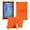 Orange, variant on ShellTech Case for Walmart Onn 7 inch Tablet 2024 Model (100135924), Kids Friendly Soft Silicone Adjustable Stand Cover for Onn 7 inch Gen 4 2024 Tablet Case,Rainbow