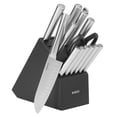 thumbnail image 2 of Babish High-Carbon 1.4116 German Steel 15 Piece Full Tang Forged Cutlery Kitchen Knife Block Set - Stainless Steel, 2 of 13